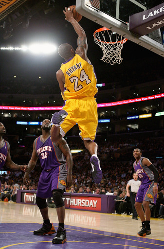 kobe bryant dunks on nash. Should Kobe Get Two Numbers