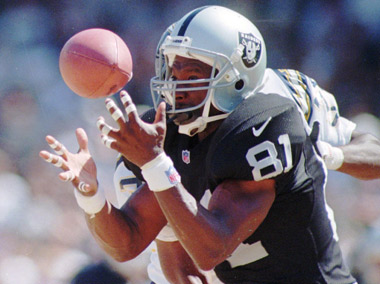I hope the Raiders entire reciever core can catch as many passes as one of Tim Brown's seasons.