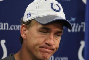 Will Peyton pout on the sideline this week too?