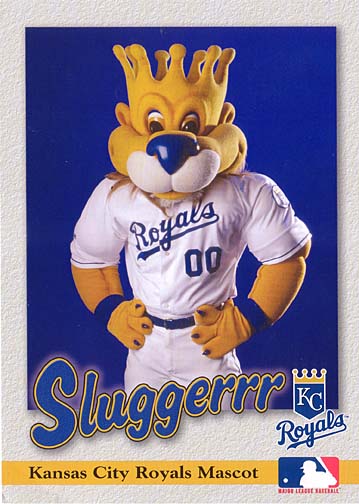 Kansas City Royals Mascot Slugger Baseball Card | Doin Work